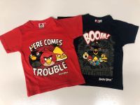 3,88€ - 2 Shirts Gr.116 Angry Birds rot blau guter Zustand im Set Bayern - Wörthsee Vorschau