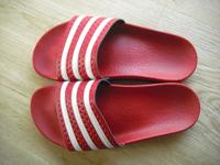 Adidas Adiletten Badelatschen Klassiker Größe 5 bzw 38 Rot Weiß, Nordfriesland - Husum Vorschau