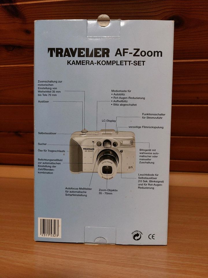 Fotoapparat Traveler AF Zoom 35-70  Autofocus Kamera Set NEU in Penzberg