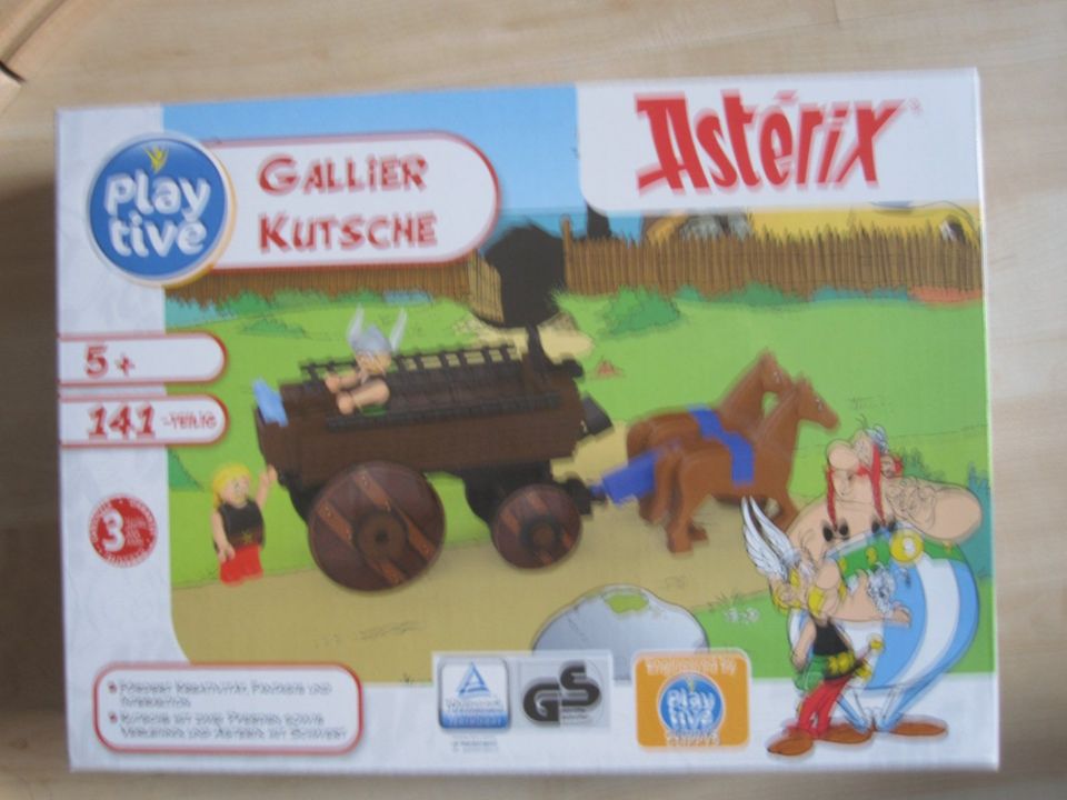 Asterix playtive Gallier Kutsche NEU OVP - 141 Klemmbausteine in Sondheim v.d.Rhön