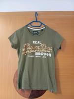 Khaki farbenes T-Shirt Gr XS von Superdry mit Pailletten Bayern - Simbach Vorschau