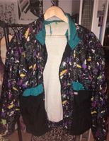 Vintage Windbreaker Jacke Muster Innenstadt - Poll Vorschau