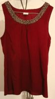 ✴️ Vero Moda Blusen Top Shirt S rot bordeaux NEU Glitzer Perlen Nordrhein-Westfalen - Nettersheim Vorschau