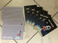 5x Einladungskarte Umschlag Astronaut Rakete Bayern - Erding Vorschau