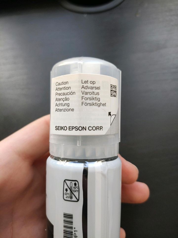 Epson schwarz Drucker Farbe Tinte ecotank  104 BK 65 ml in Kiel