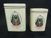 2 Sammeldosen Blechdosen Vintage George Happy Cat Designs Holland Baden-Württemberg - Schwäbisch Gmünd Vorschau