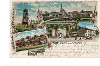 AK Ostritz "Gruss aus Leuba i/S", org.Litho, Kreis Görlitz Zittau Sachsen - Görlitz Vorschau