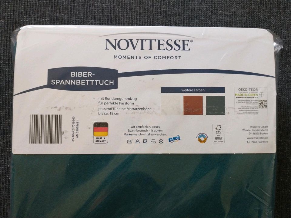 Novitesse Biber Spannbettlaken Spannbettuch NEU/OVP Petrol 90x200 in Kreis  Ostholstein - Neustadt in Holstein | Heimtextilien gebraucht kaufen | eBay  Kleinanzeigen ist jetzt Kleinanzeigen