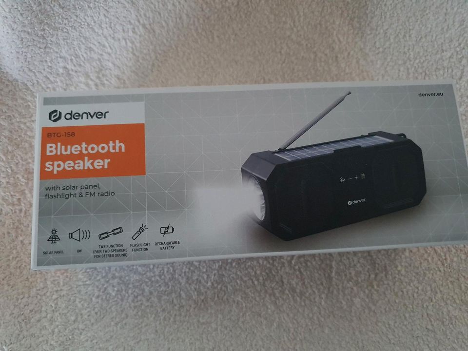 Denver Bluetooth lautsprecher mit FM-RADIO in Nordrhein-Westfalen -  Gummersbach | Lautsprecher & Kopfhörer gebraucht kaufen | eBay  Kleinanzeigen ist jetzt Kleinanzeigen