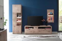 3tlg. Wohnwand Prato Viking Oak Eiche UVP 1229 € - 5389 Nordrhein-Westfalen - Bad Driburg Vorschau