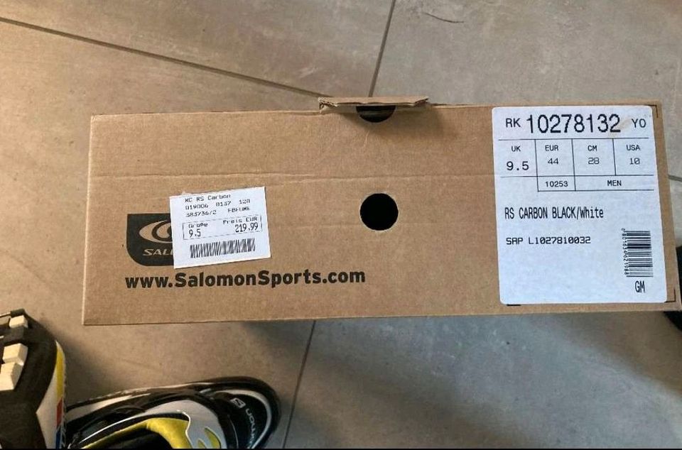 Salomon RS Carbon Gr.44 SNS Pilot Skating Langlaufschuhe Skate in Inzell