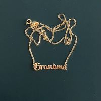 Maria Black „Grandma“ necklace Halskette Kette vergoldet 925 Sachsen-Anhalt - Magdeburg Vorschau
