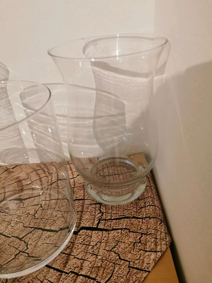Konvolut Glasvasen Glas Gefäße Trödel Dekoration windlichter in Schwerte