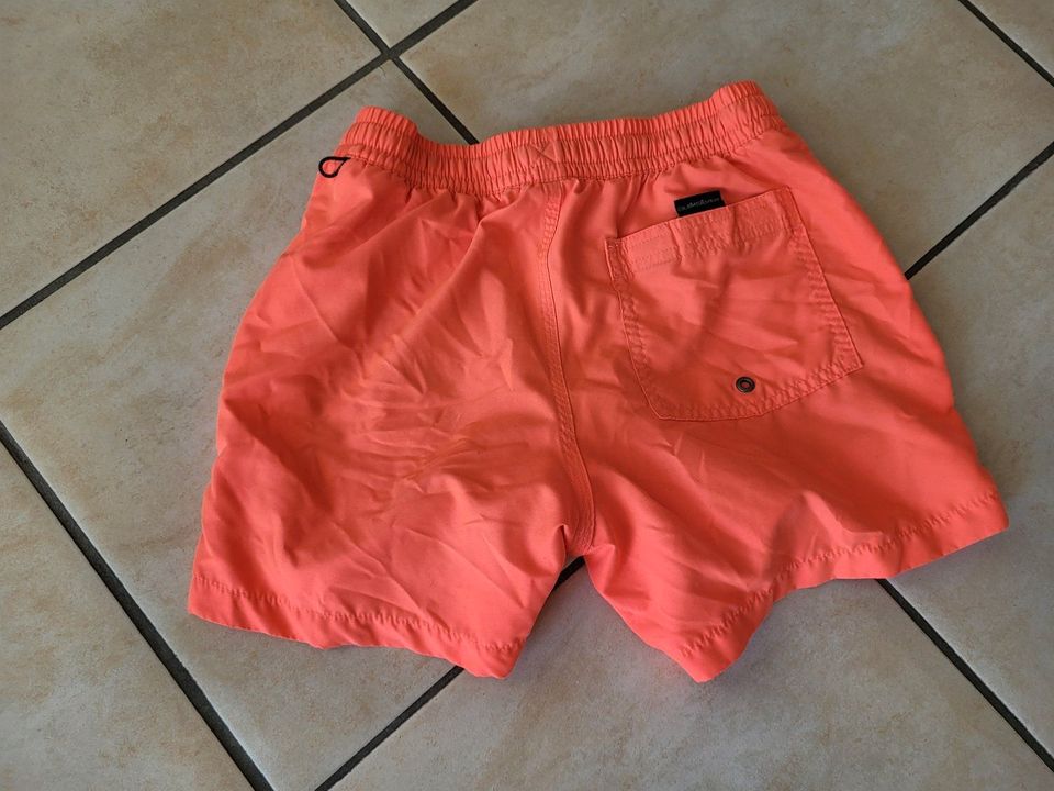 Badehose rot-orange Gr. 12 Quicksiver in Deckenpfronn