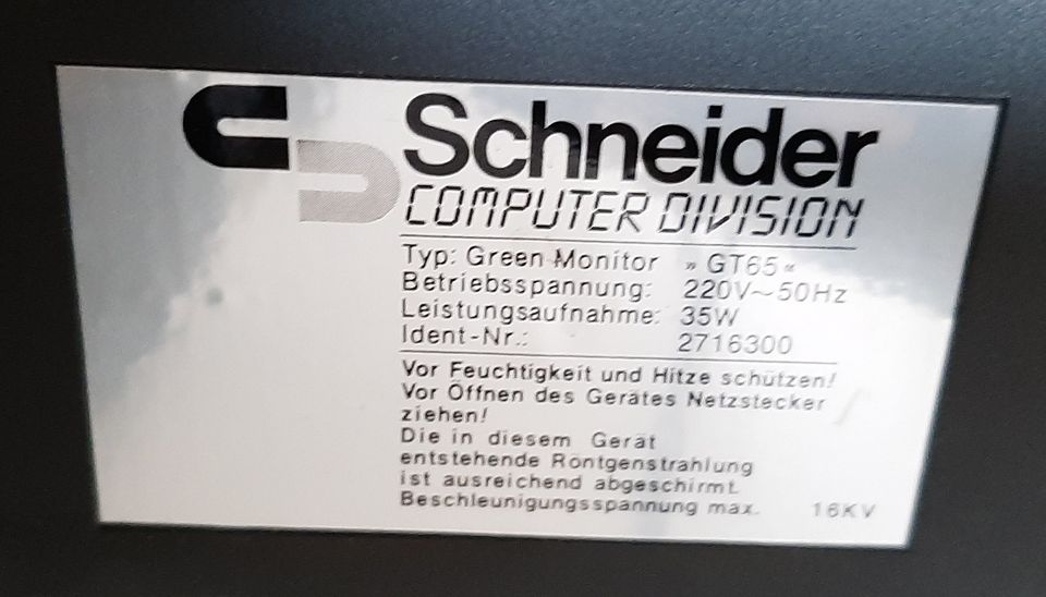 Schneider CPC 464 incl. Monitor in Braunschweig