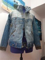 DESIGUAL Hippie Jeans Leder Jacke Hosen PATCHWORK XL Pailletten Schleswig-Holstein - Kastorf Vorschau