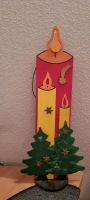 Holzkerze Handarbeit Holz Tannen beleuchtet Weihnachten Deko Thüringen - Rustenfelde Vorschau