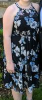 festliches Kleid mit Blumenmuster Niedersachsen - Neuenkirchen - Merzen Vorschau