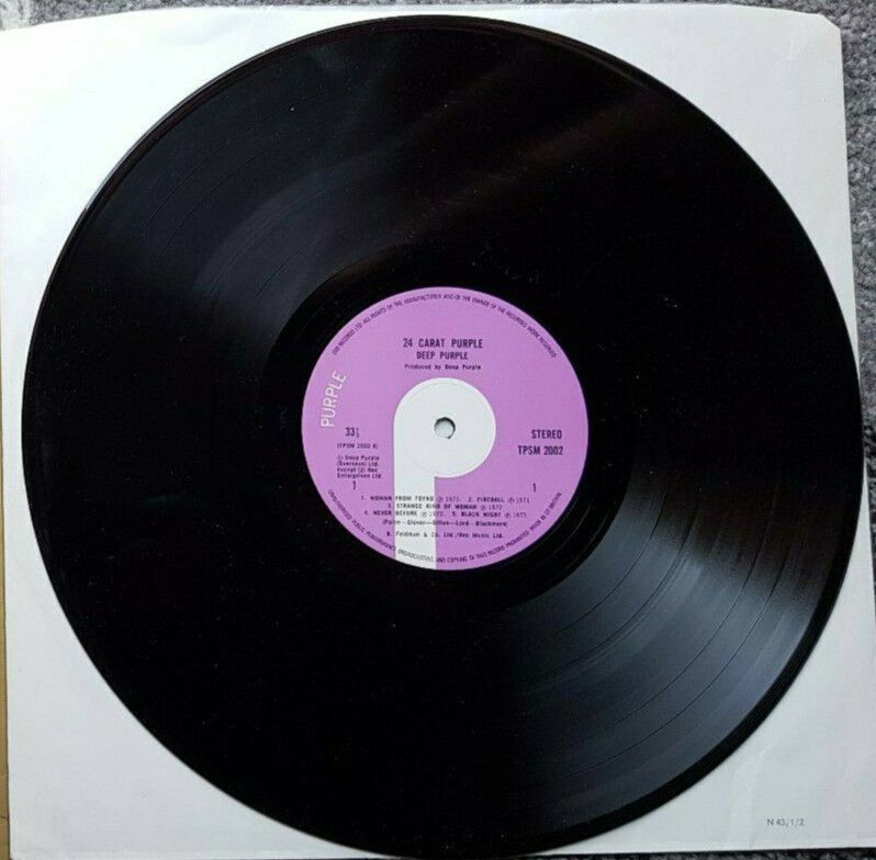 Deep Purple  24 Carat Purple  -   von 1975    EMI Records England in Stade