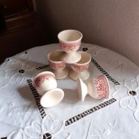 5 Eierbecher Villeroy & Boch Burgenland Rot Vitrinenware Nordrhein-Westfalen - Hattingen Vorschau