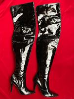 Lack schwarz Overkneestiefel Fernando Berlin neu 42 Thüringen - Hüpstedt Vorschau