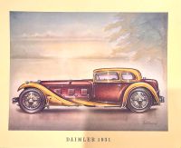 Daimler 1931 Bild 37,5 x 30,5 cm Schleswig-Holstein - Norderstedt Vorschau