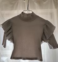 Süßes Damen Crow top weiß Creme beige zara Shirt t-Shirt S 36 Thüringen - Gebesee Vorschau