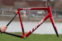 Time Alpe D‘Huez Disc Rahmenset Chrom Rot Düsseldorf - Bilk Vorschau