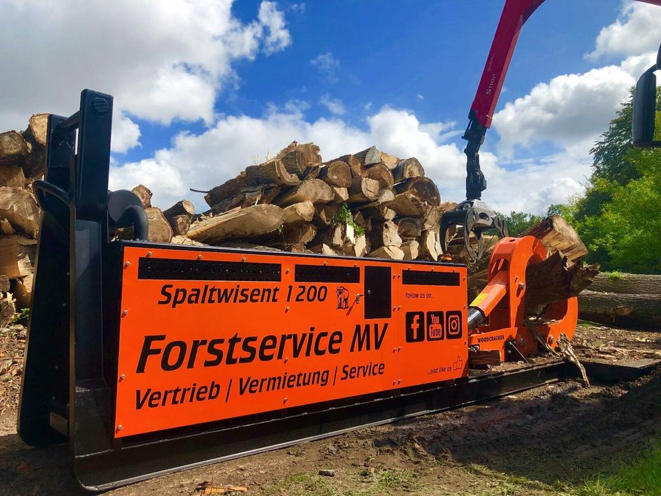 Spaltzange Hakenlift Woodcracker Bagger Lkw NEU ❗BRUTTO PREIS❗ in Teterow