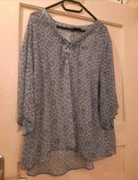leichtes Damen-Shirt (blau/weiß mit Print) Berlin - Spandau Vorschau