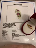 Ring mit Rubinen und Diamanten goldring Baden-Württemberg - Freudenberg Vorschau