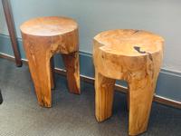 2 x Hocker aus Massivholz Baden-Württemberg - Ravensburg Vorschau