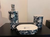 3 Teiliges Badezimmer Set - neu - Blau/weiss gemustert Hamburg - Wandsbek Vorschau