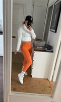 Sport Leggins mit Scrunch | Orange | hohe Taille | Gr: S Neuhausen-Nymphenburg - Neuhausen Vorschau