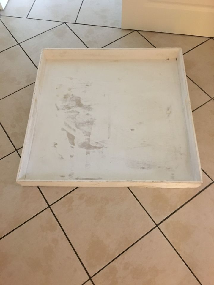 IKEA XXL Tablett aus Holz in weiß 80 x 80 cm in Dietzenbach