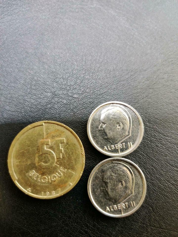 Münzen Belgien schaut euch die Bilder Bitte an! in Selm