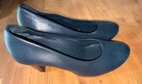 Leder Schuhe mit Absatz blau Gr. 41 neu Rheinland-Pfalz - Neuhofen Vorschau