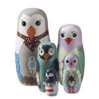 Bird Family Hand Painted wooden objects Danish Design Hessen - Körle Vorschau