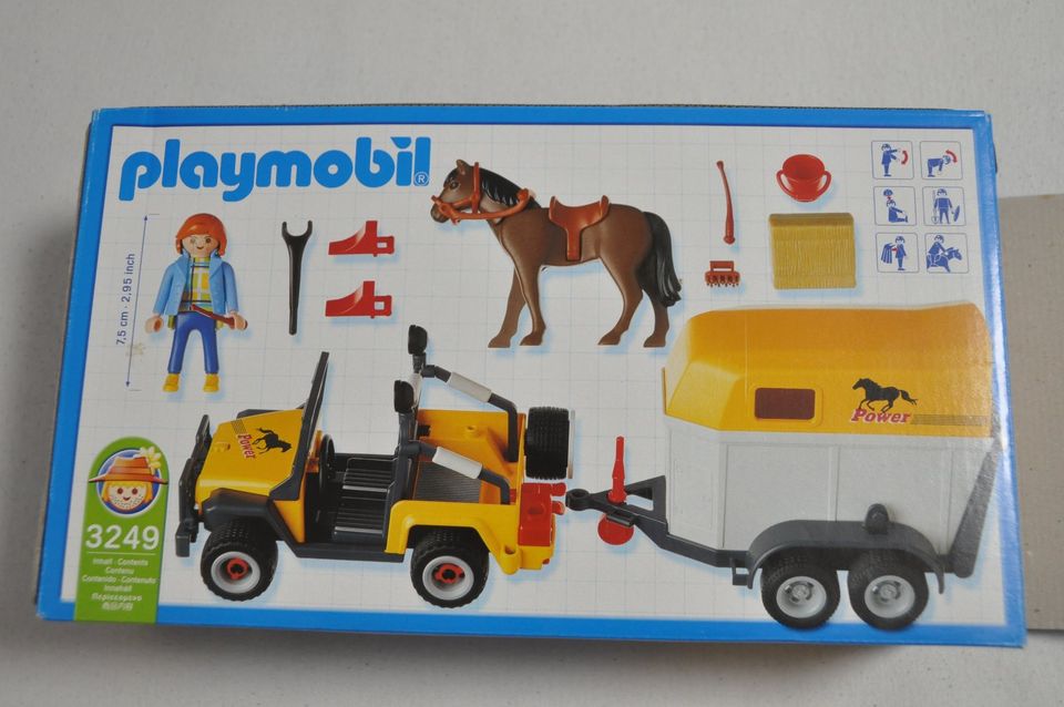 Playmobil Pferdetransporter 3249 und Strandbuggy 4863 in Waiblingen