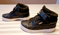 Puma Hightop Sneaker Gr. 35 Rbd Game schwarz Gold gefüttert Junge Nordfriesland - Arlewatt Vorschau