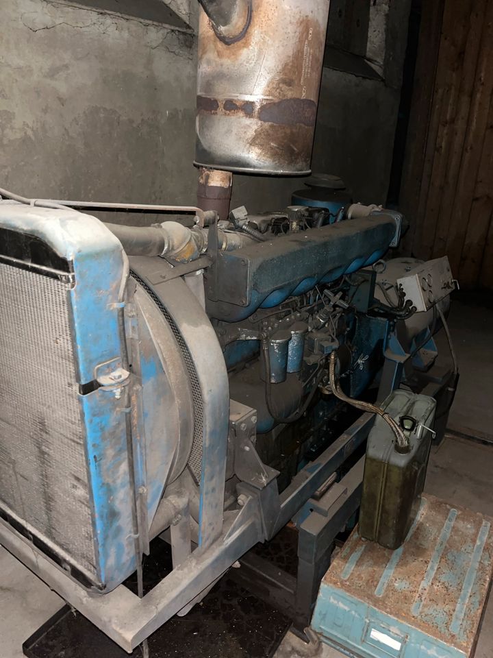 Aggregat Stromerzeuger IFA Dieselmotor Motor Generator in Chieming