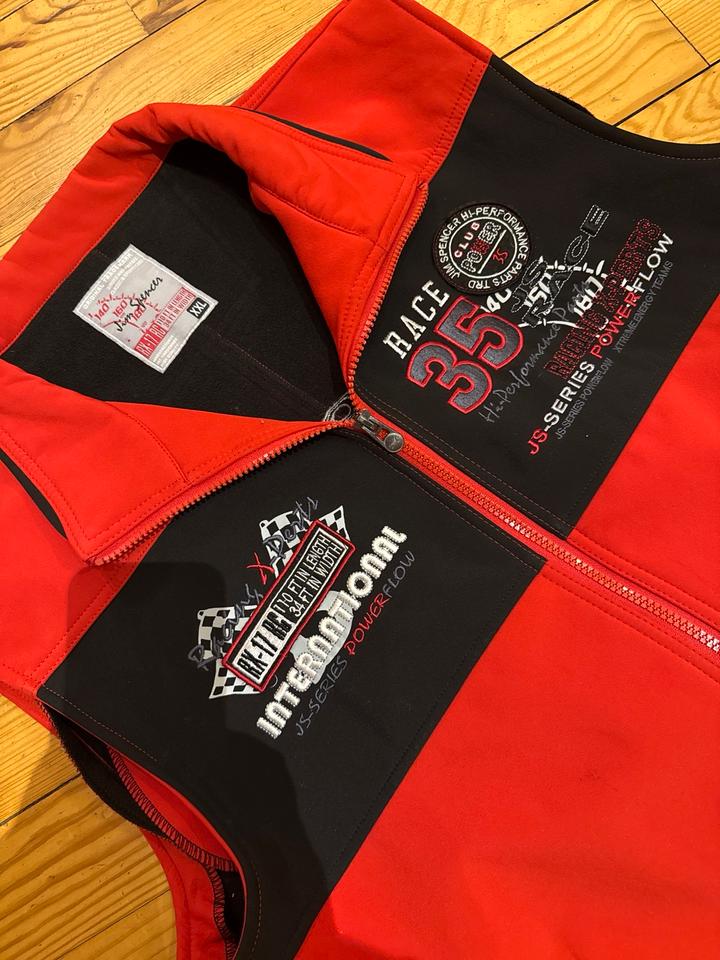 Jim Spencer ärmellose Jacke Softshell Rally-Muster Gr.XXL in Eppelborn