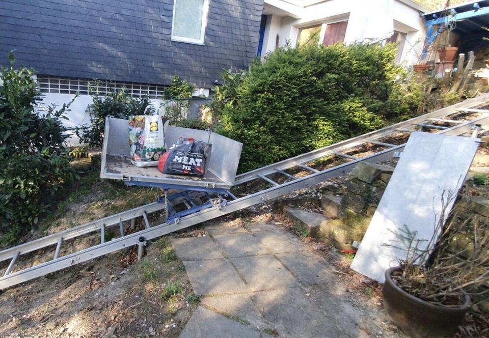 Hanglift Hangaufzug Siegen Montage Festeinbau montieren mieten in Hirzenhain