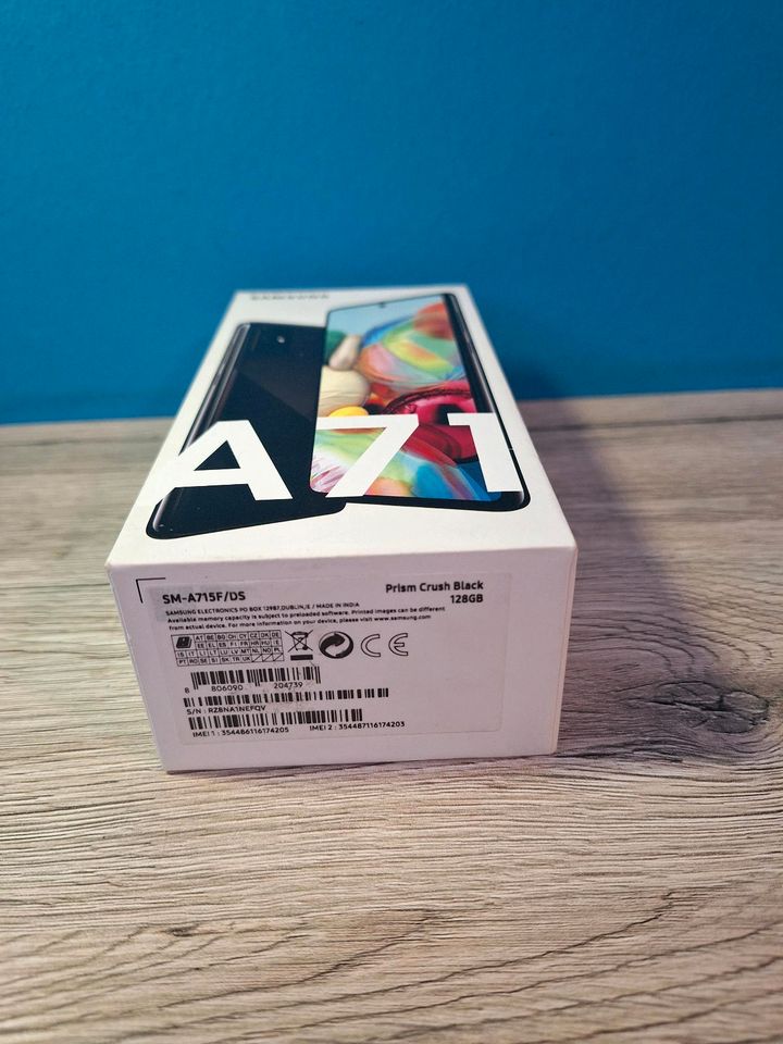 Samsung A71 Verpackung in Mannheim