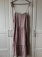 Kleid, ONLY, Träger zum Knoten, Rot/Weiß, Größe 38 Dithmarschen - Marne Vorschau