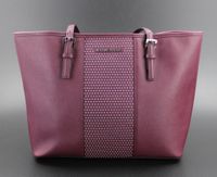 Michael Kors Shopper Tasche Handtasche rot Bordeaux Leder Nieten Duisburg - Duisburg-Mitte Vorschau