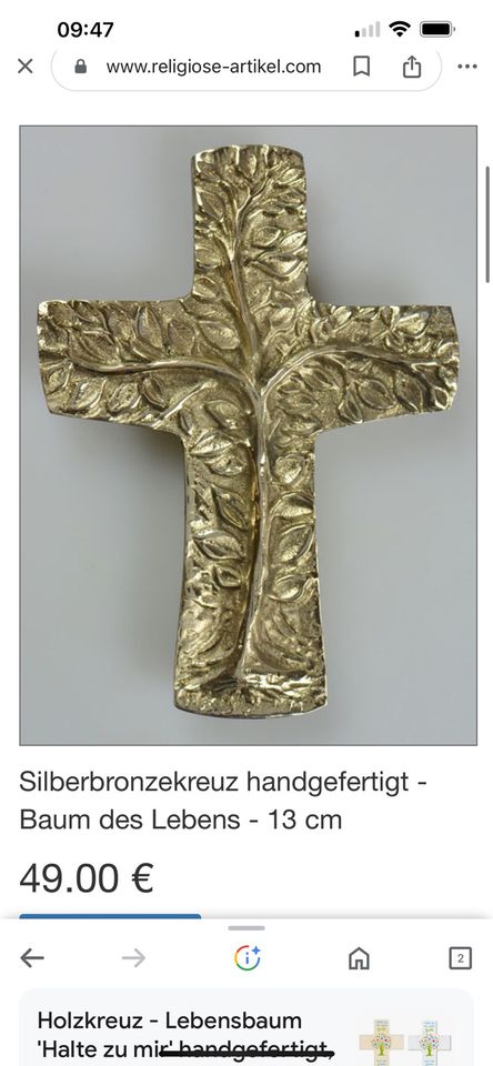 Bronze Kreuz in Wassenberg