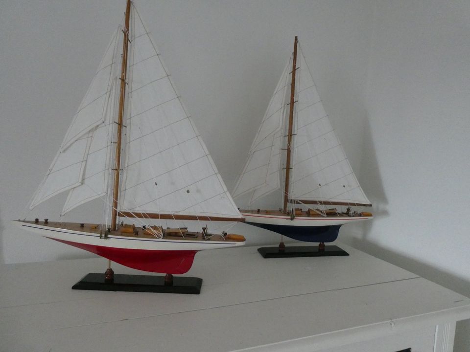 Modellschiffe 2 x Yacht Shamrock aus Frankreich in Goldkronach