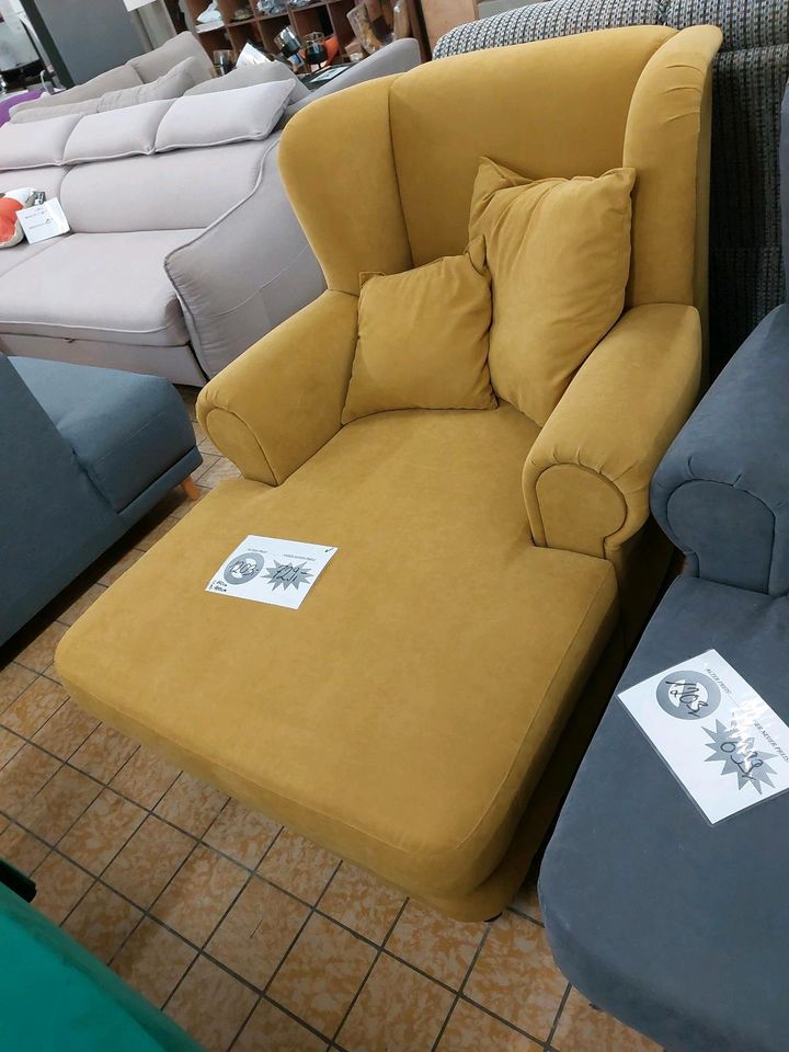 Sessel Relaxsessel Ohrensessel Bigsessel Polster Möbel UVP 1203€ in Herbstein