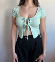 Rue21 Damen Kurzarm T- Shirt Cropped Top Gr. S Gr. 36 Mint Frankfurt am Main - Nordend Vorschau